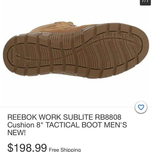 Women’s Reebok tactical boots size 6W New men’s size 4W - Picture 6 of 10